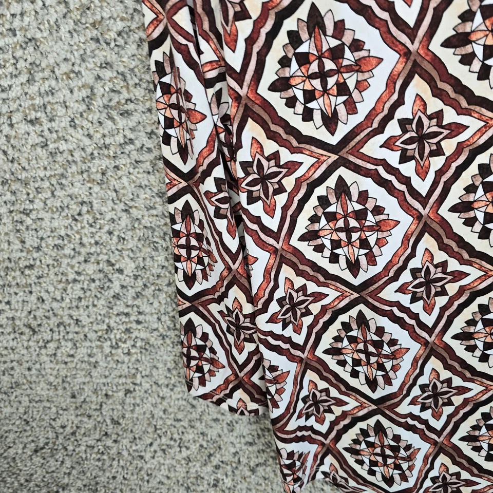 Blusa Top Mujer Colección JM Púrpura Cuello en V Elastizada Informal Damas Foto 3 de 4