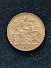 1910 Edward VII Gold Half Sovereign — photo from another recent sale