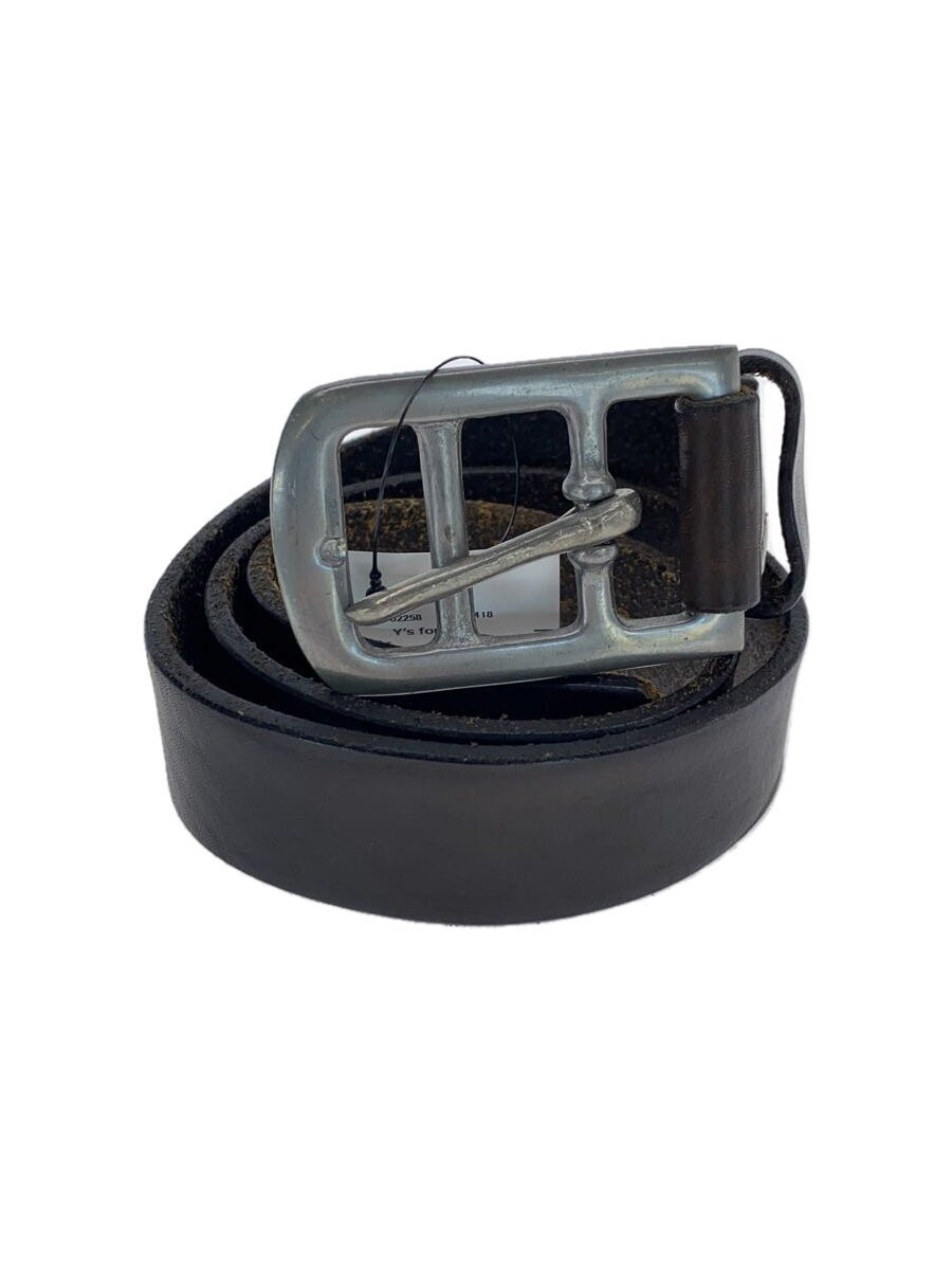 Y S Men's Plain Brown Leather Belt for Everyday Style