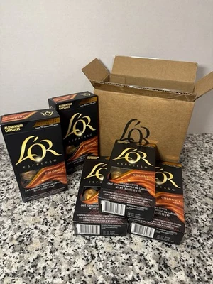 L'OR Coffee Espresso Columbia Andes Capsules. 50 Count Sealed Exp 4/2026