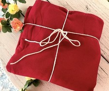 Newborn Beanbag Backdrop Material Smooth Red Photo Prop 2 yds