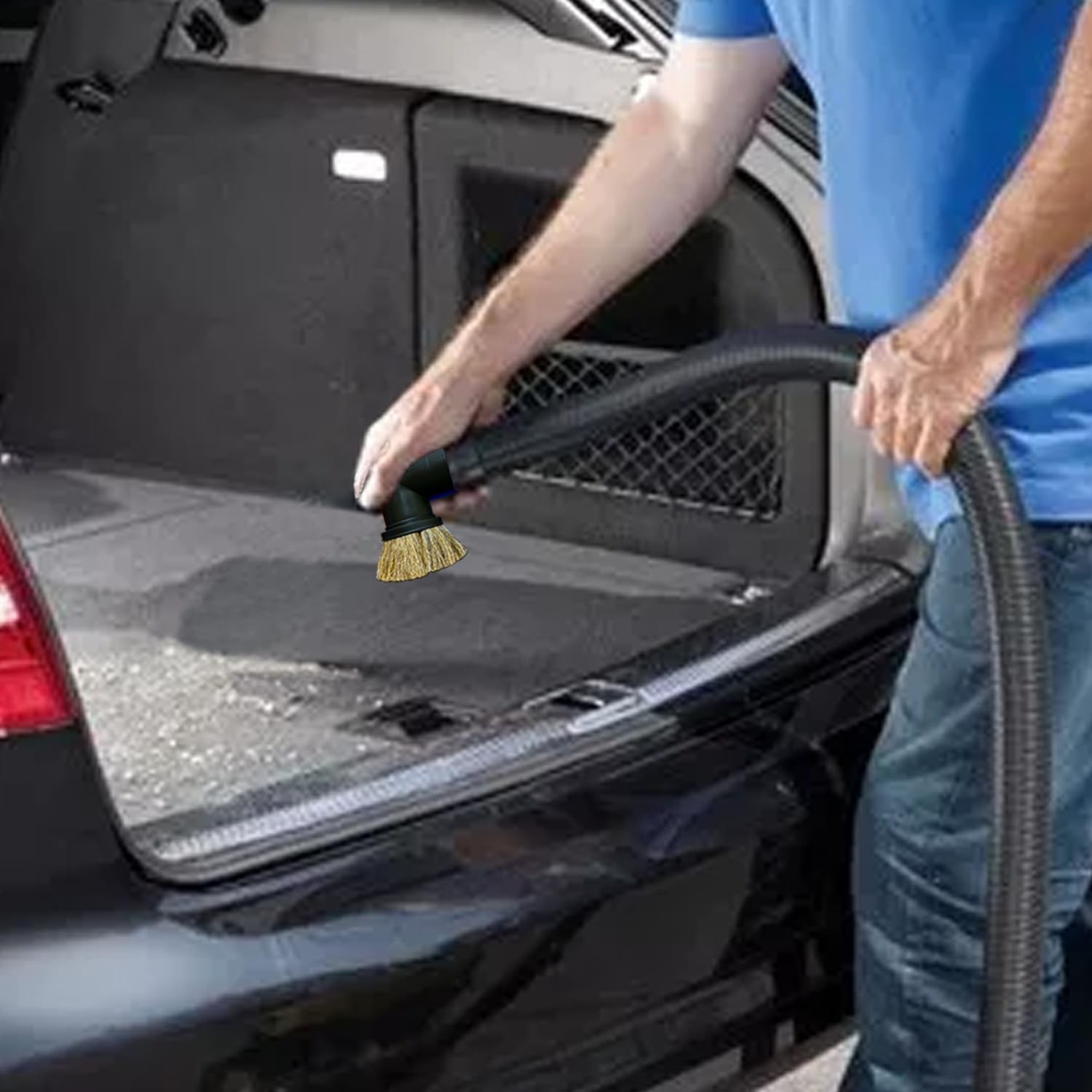 Round Dusting Brush Tool Attachment for Shop Vacs 2 1/2 Inch Wet/Dry Vacuum H...