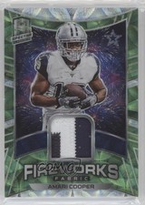 2020 Panini Spectra Fireworks Fabric Neon Green Prizm 22/25 Amari Cooper #2 0c3