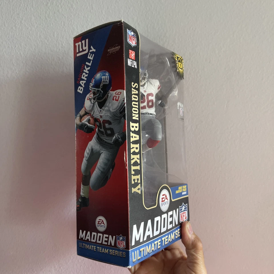 McFarlane NFL EA Sports Madden 19 Serie 2 Saquon Barkley New York Giants Novato Foto 3 de 4