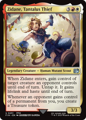 x4 Zidane, Tantalus Thief FIN Final Fantasy MTG 251 M/NM 4x