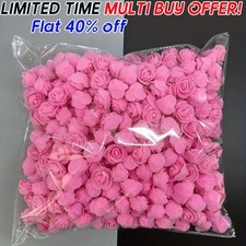 50/100/200Pcs 3.5Cm PE Foam Rose Head Artificial Flower for Wedding Birthday Par