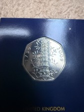 Rare Original Collectable KEW GARDENS Fifty Pence 50p Coin 2009