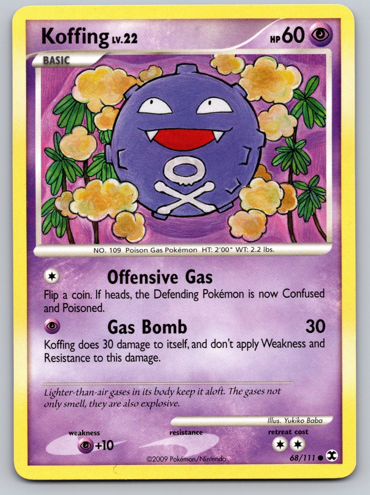 Koffing Common Rising Rivals 68/111 LP