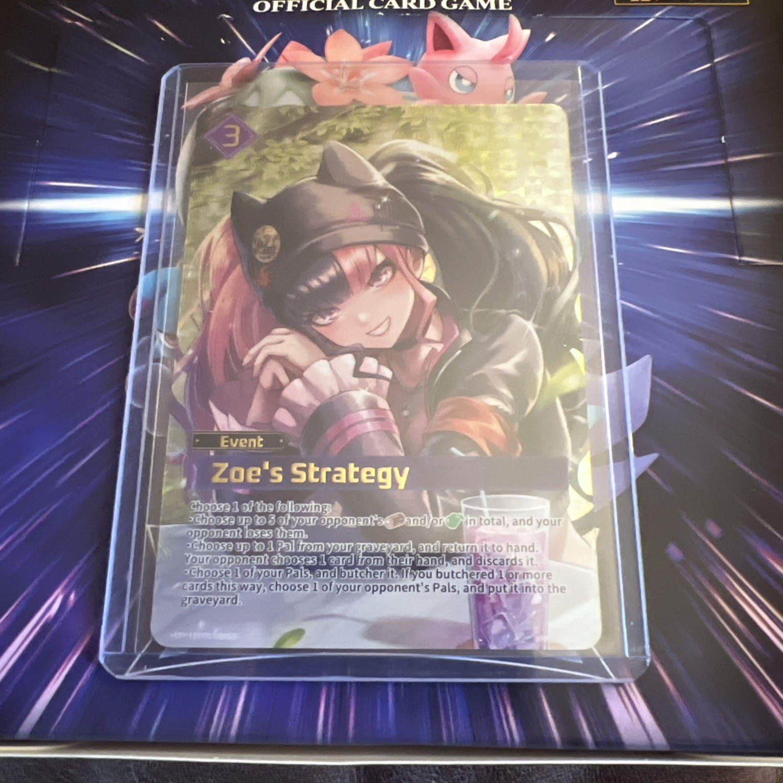Palworld TCG Zoe's Strategy Card  EBP01-095SP ENGLISH