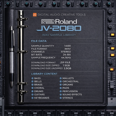 Roland JV-2080 Synthesizer Sample Library | eBay