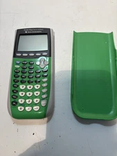 Texas Instruments TI-84 Plus Silver Edition Rare Green  Works includes batteries