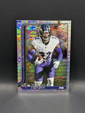 2025 Topps Chrome Derrick Henry PULSAR REFRACTOR #25 Baltimore Ravens SP