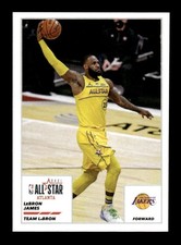 LeBron James 2021 Panini NBA Stickers 31 - Lakers