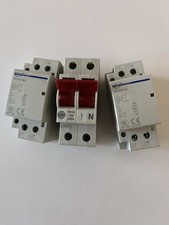 2 x Interruttore di rete Bomgi BCH-8-40, 40A, montaggio su guida Din 250 v 500 V 1 Wylex 100 A