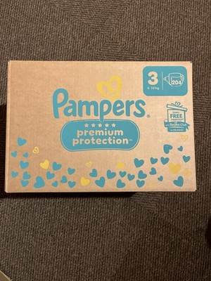 Pampers Premium Protection Baby Windeln - Größe 3 (6-10kg), 204er Pack