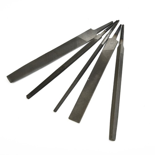 5*/set 6inch Industrial Steel Files Set Flat/Round/Half Round/Triangle/Square - Picture 7 of 22