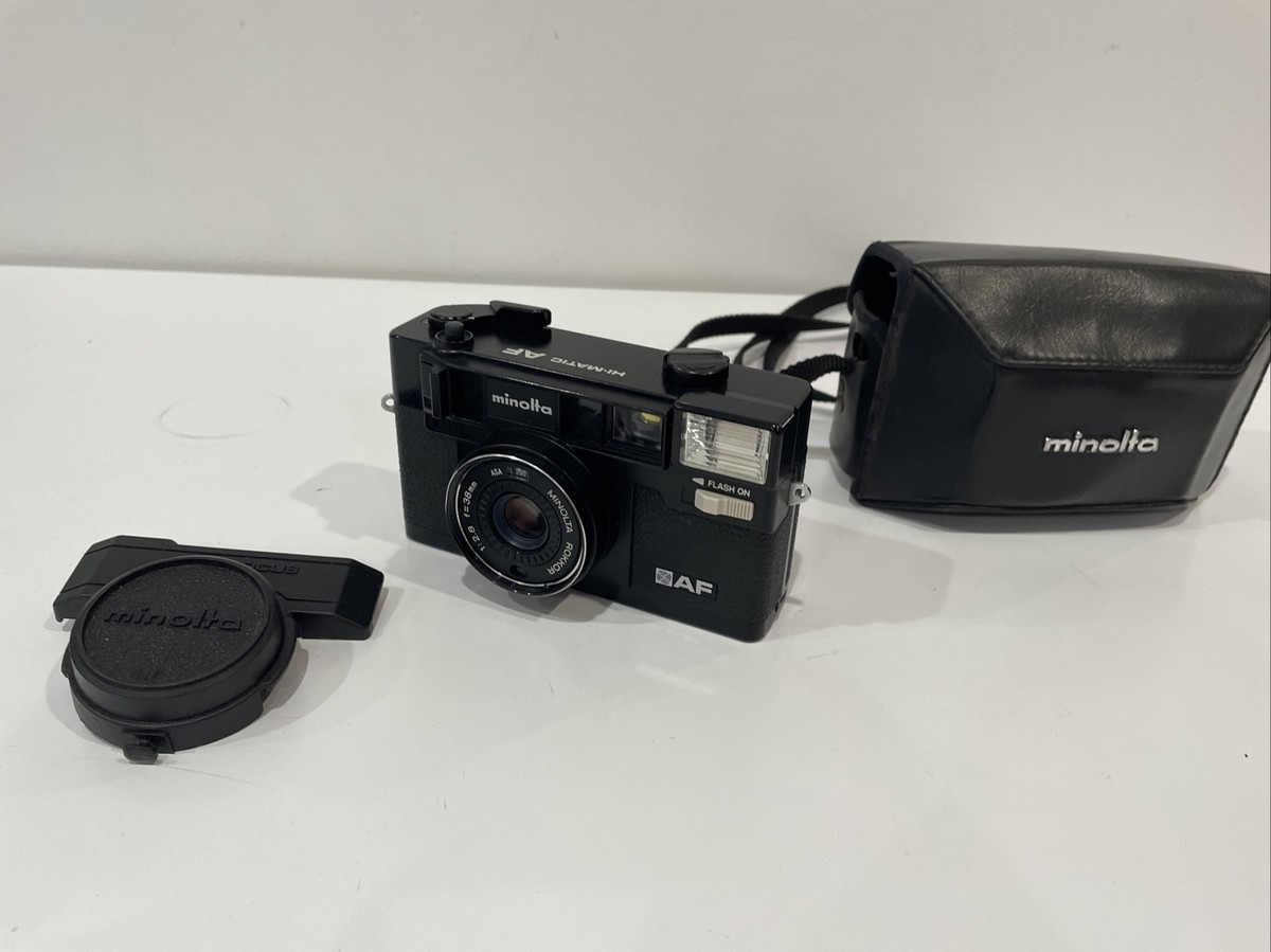 Minolta Hi-Matic AF Film Camera F2.8 38mm Lens | eBay