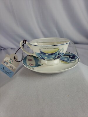 STECHCOL GRACIE BONE CHINA TEA CUP Design Cup & Saucer Set NEW
