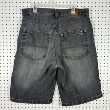 Hawk's Baggy Black Baggy Jeans Shorts 38 Streetwear Skater SOUTHPOLE STYLE Worn