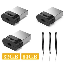 1x 2x 3x 32GB 64GB USB 2.0 Flash Drives U Disk Memory Pen Drive Pocket Drives