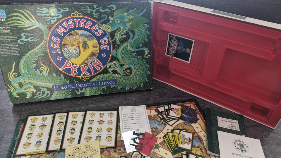 Jeu de société Les Mystères de Pékin vintage Complet MB livraison offerte ! - Photo 3/4