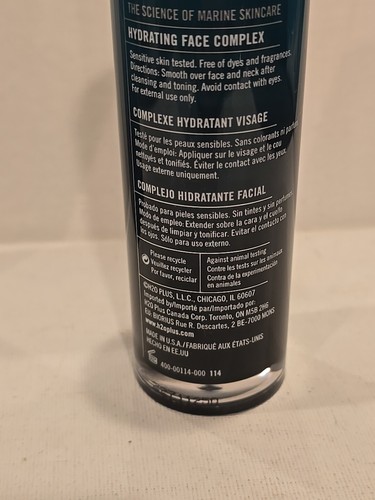 NEW H2O + Marine Calm Hydrating Face Complex 1.3 fl. oz/30ml NIB - Picture 5 of 10