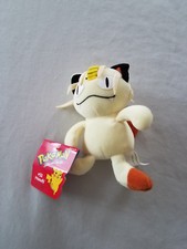 Pokemon Bean BAG Plush MEOWTH Stuffed Animal Nintendo Hasbro 1998 5.5 INCHES