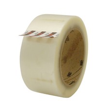 3M 371 Scotch Box Sealing Tape Industrial Grade : 2 in. x 110 yds. Clear 