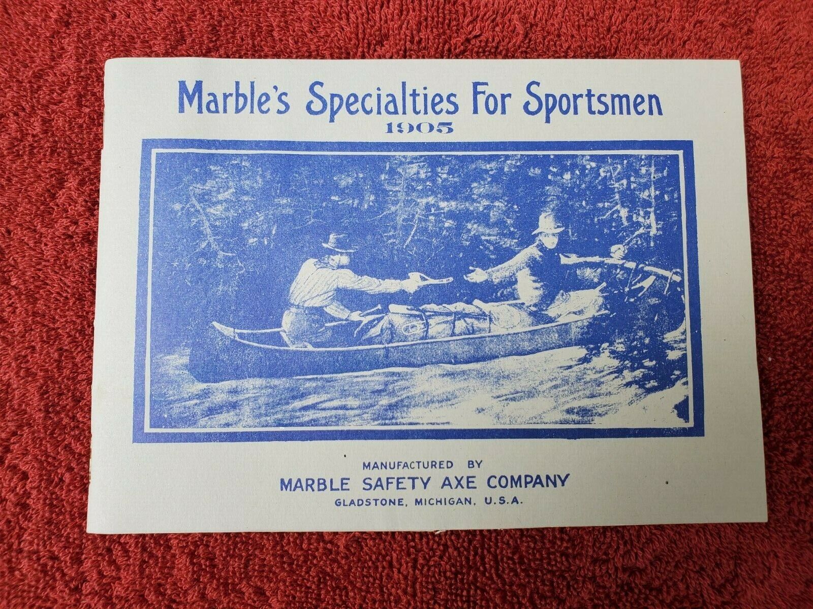 Marbles Specialties for Sportsmen Gun & Knife Catalog 1905 - REPRINT