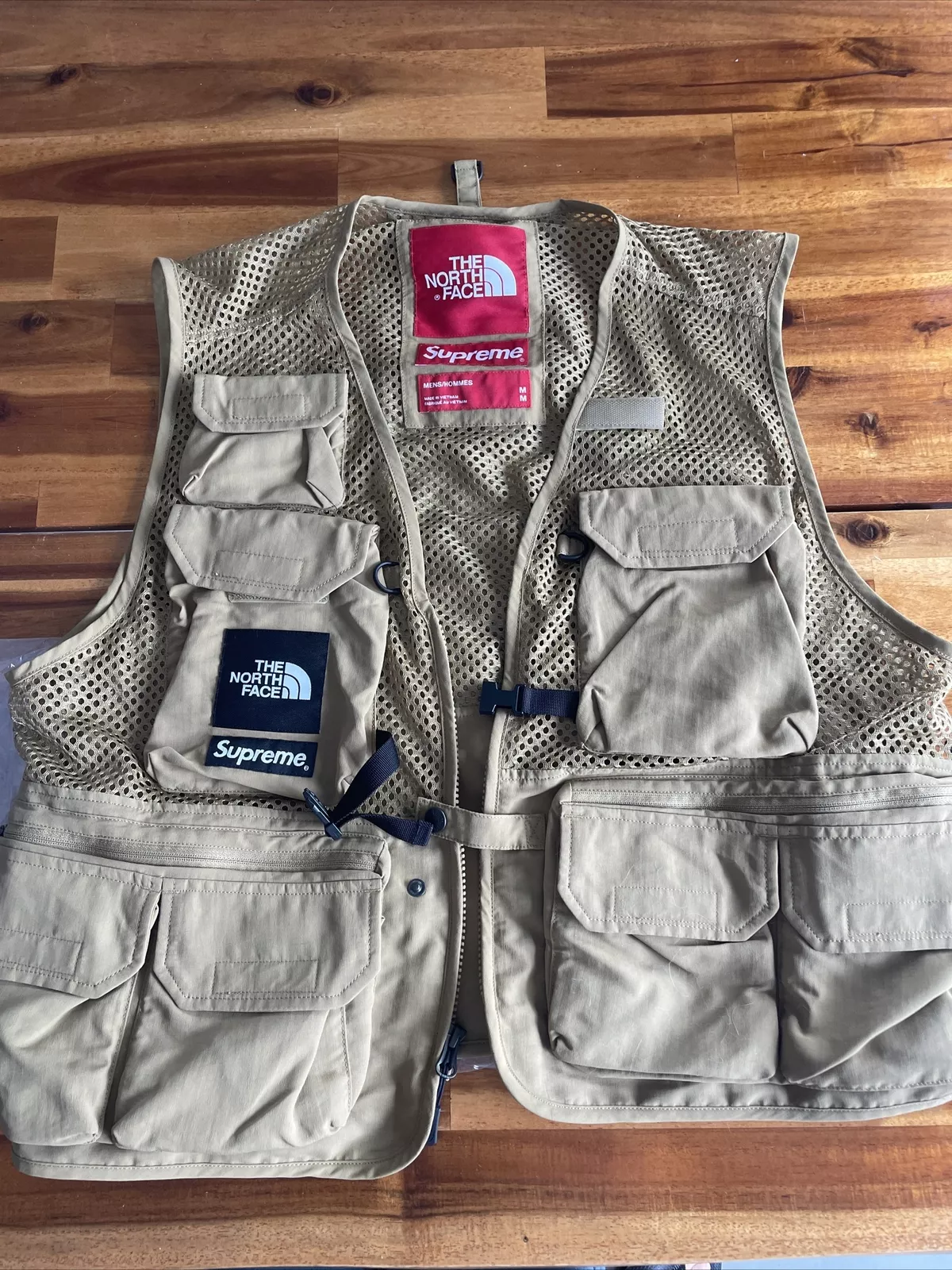 Gilet cargo Supreme x The North Face TNF neuf taille moyenne DS20 DEADSTOCK