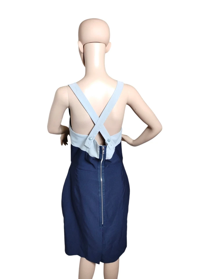 Vestido feminino Arden B Wet Seal grande cinza azul Cottagecore Prairiecore Farmcore - Imagem 2 de 4