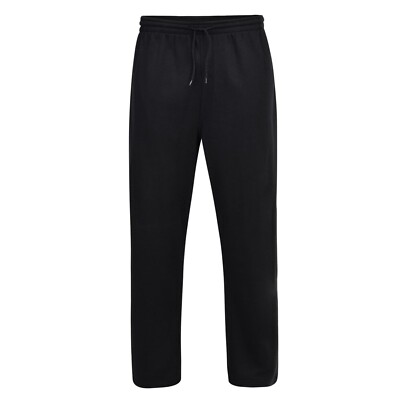 Espionage Übergrößen Herren Offener Saum Fleece Jogginghose (001