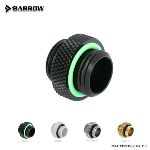 Barrow Male to Male Connector For PC Water Cooling Systems Mini Dual External - 第 1/15 張圖片