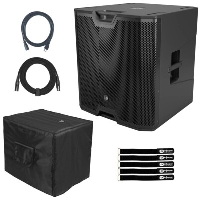 LD Systems ICOA SUB 18 A Powered Active 18'' PA Subwoofer Sub w Cover Pack