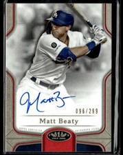 2020 Topps Tier One - Break Out Autographs Matt Beaty JC