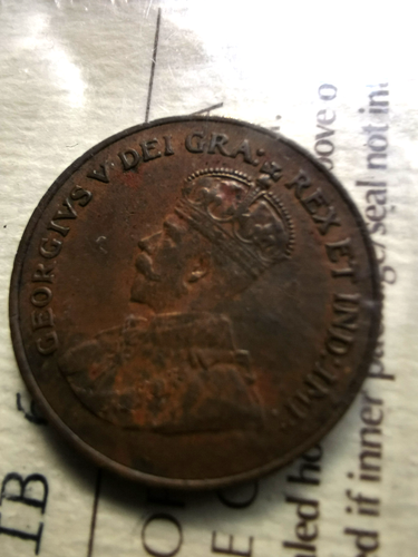 I.C.C.S. GRADED KING GEAORGE-V- 1922 KEY DATE CANADIAN SMALL CENT COIN-PENNY- - Picture 6 of 8