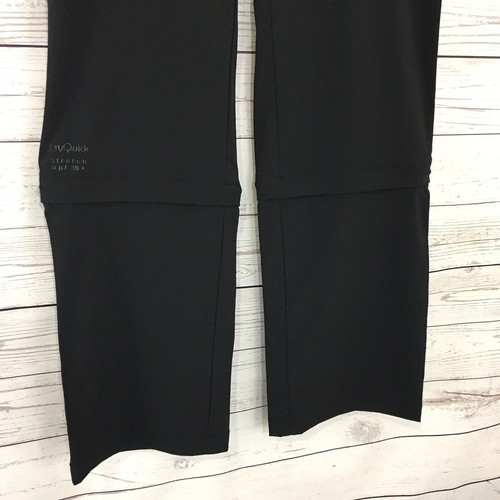 Halti Womens Dry Quick Convertible Hiking Pants Black Size 8 Sun Blocking - Picture 3 of 7