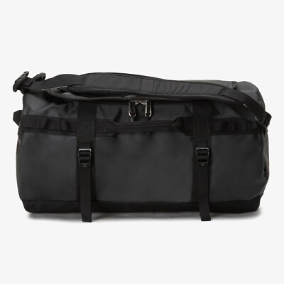 NEW THE NORTH FACE BASE CAMP DUFFEL S NN2FP72A BLACK UNISEX