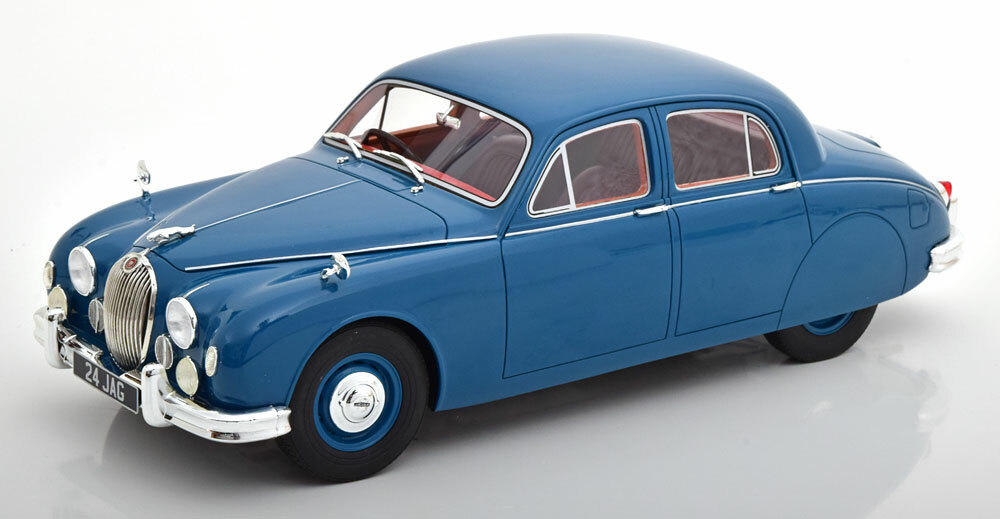 Jaguar MK1 2.4 Litre 1955 bleue 1:18 voiture de collection Cult Scale Models
