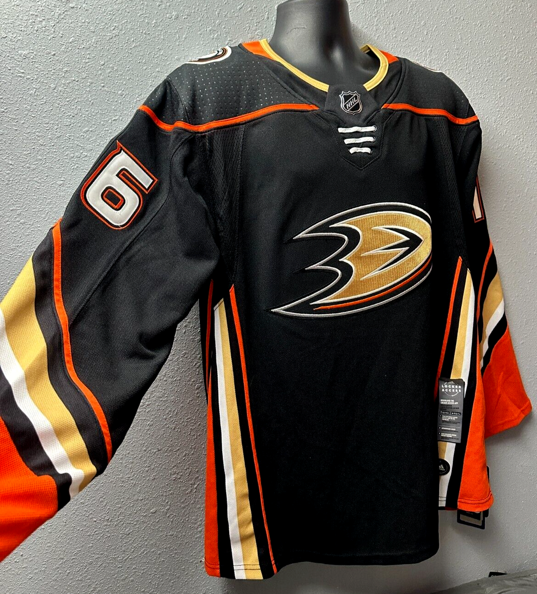 NHL Anaheim Ducks #46 TREVOR ZEGRAS Adidas Hockey Jersey Men SZ