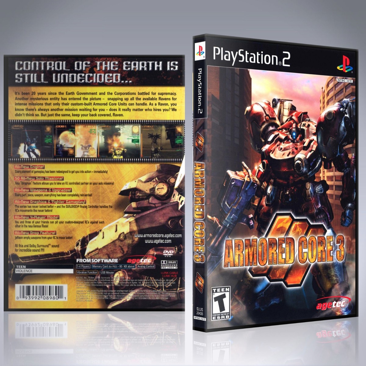 PS2 - NO GAME - Armored Core 3 | eBay