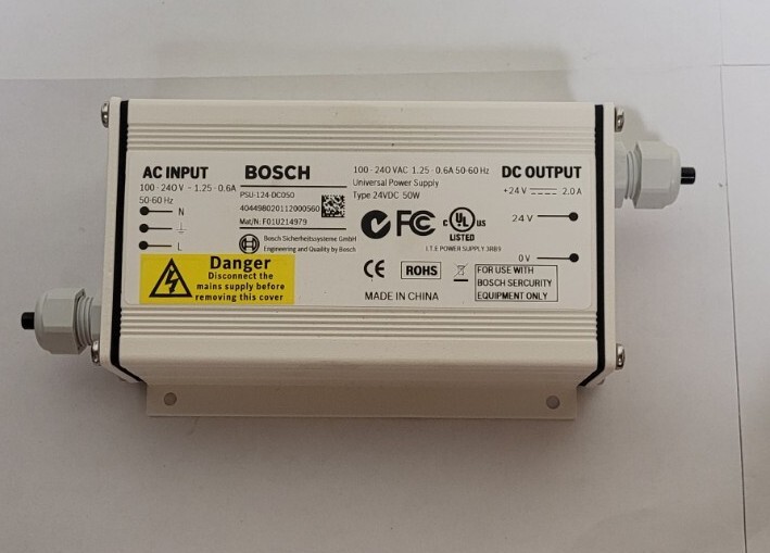 Bosch PSU-124-DC050 Universal 24VDC Output 120-240VAC Input, Power Supply