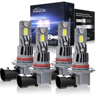 9005 9006 for Honda Accord 1997-2007 Combo LED Headlight Bulbs High & Low Beam