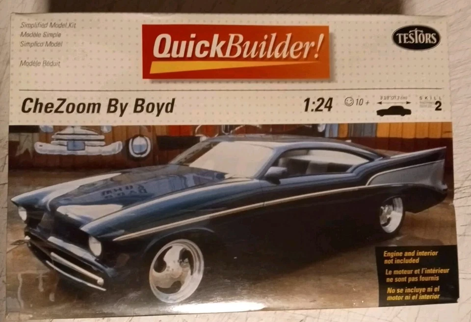 Decals For A Testors Quickbuilders Chezoom By Boyd Plastic Model ! - Image 3 of 3