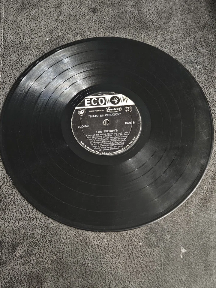 Los Freddy's Lot Of 3 Vinyl Records. 12" Sin Tu Amor, Quiero Ser Feliz & Corazon - Image 4 of 4