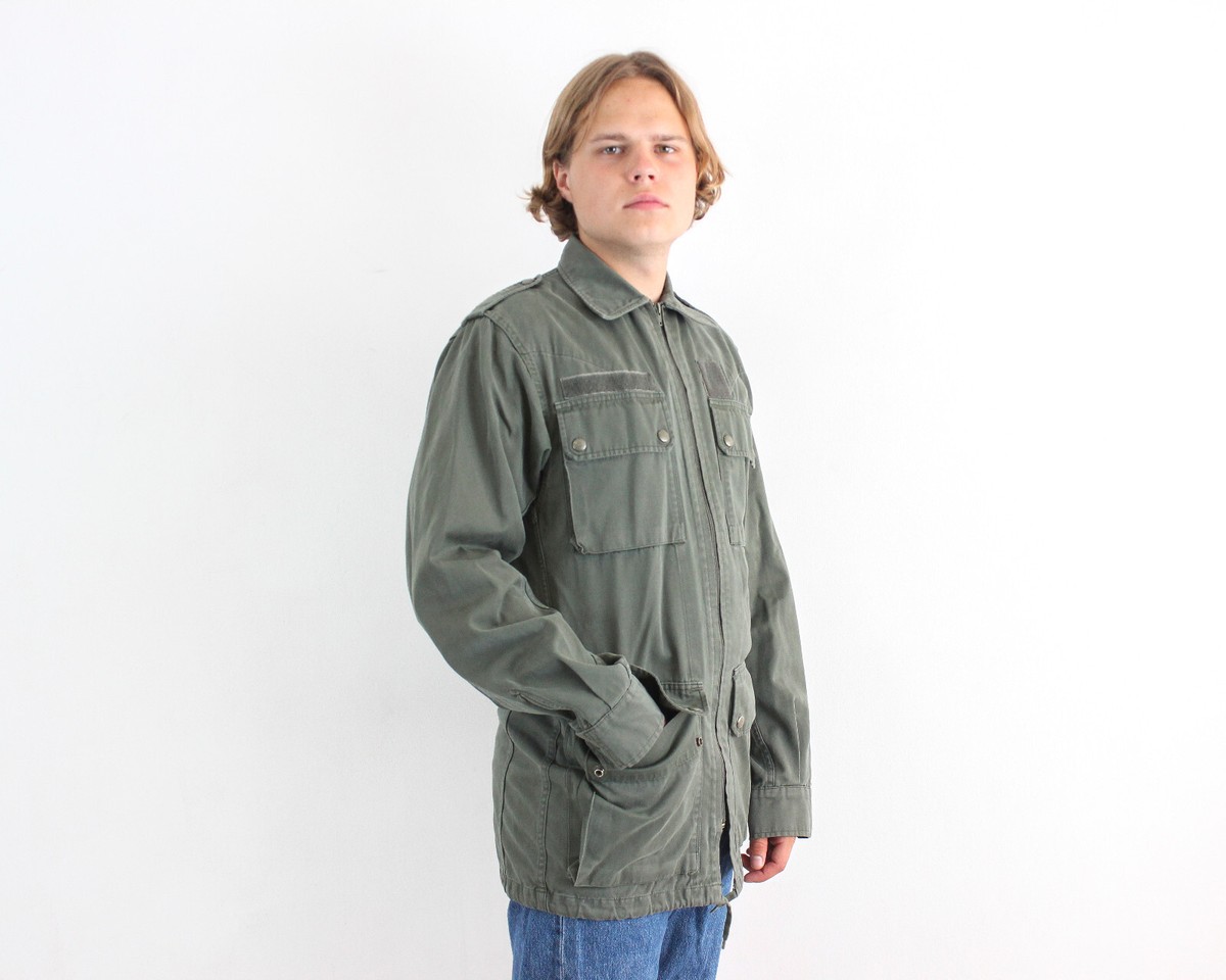 Vintage French Army 80's Men S Field Air Force Jacket Coat Vintage French Army 80's Men S Field Air Force Jacket Coat
