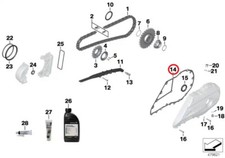 BMW Motorrad C 600 Sport/C650GT/C 650 Sport Kit d'étanchéité 33358564532