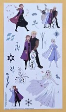 Disney Princess Frozen Sticker Single Sheet Large Size  5x8.75" 
