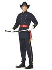 UNION OFFICER ADULT COSTUME CIVIL WAR SOLDIER GENERAL ARMY MENS UNIFORM BLUE