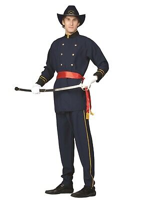 XL Union General USA American Civil War Soldier Fancy Dress Costume S